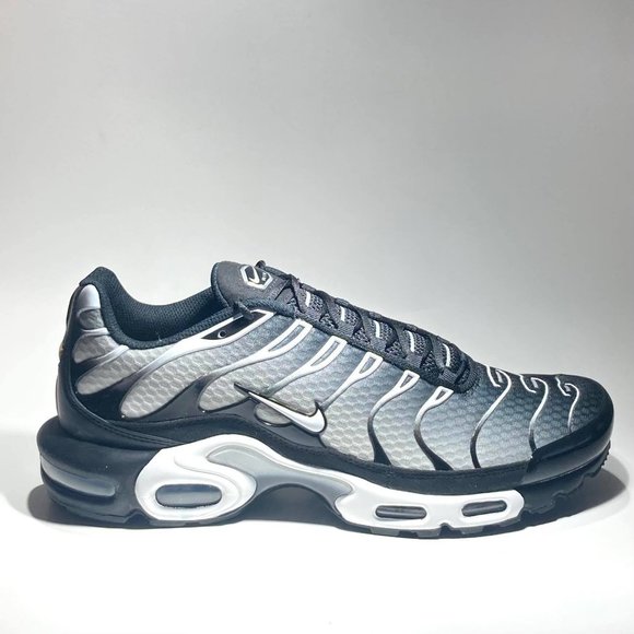 Nike Other - Nike Air Max Plus Men’s Multi Size Black/White-Metallic Silver Size 11.5